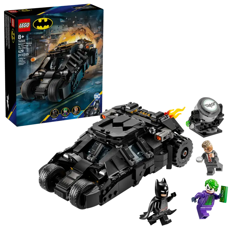 LEGO 76303 DC BATMAN TUMBLER VS. TWO-FACE & THE JOKER - Toyworld Frankston