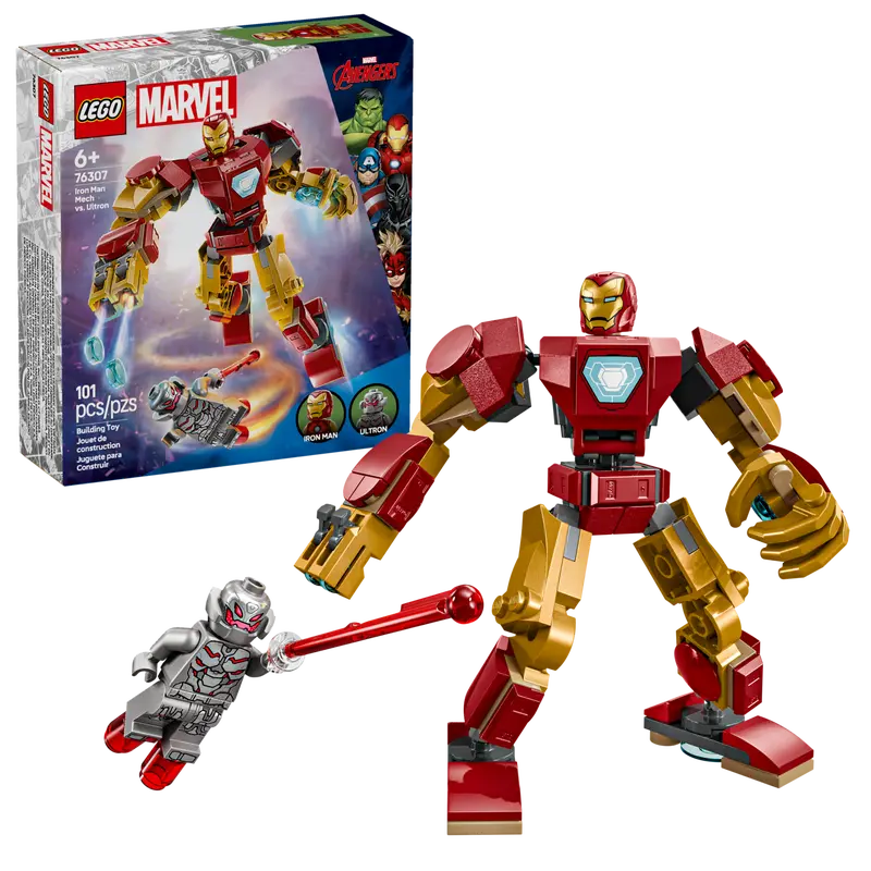 LEGO MARVEL 76307 IRON MAN MECH VS ULTRON - Toyworld Frankston