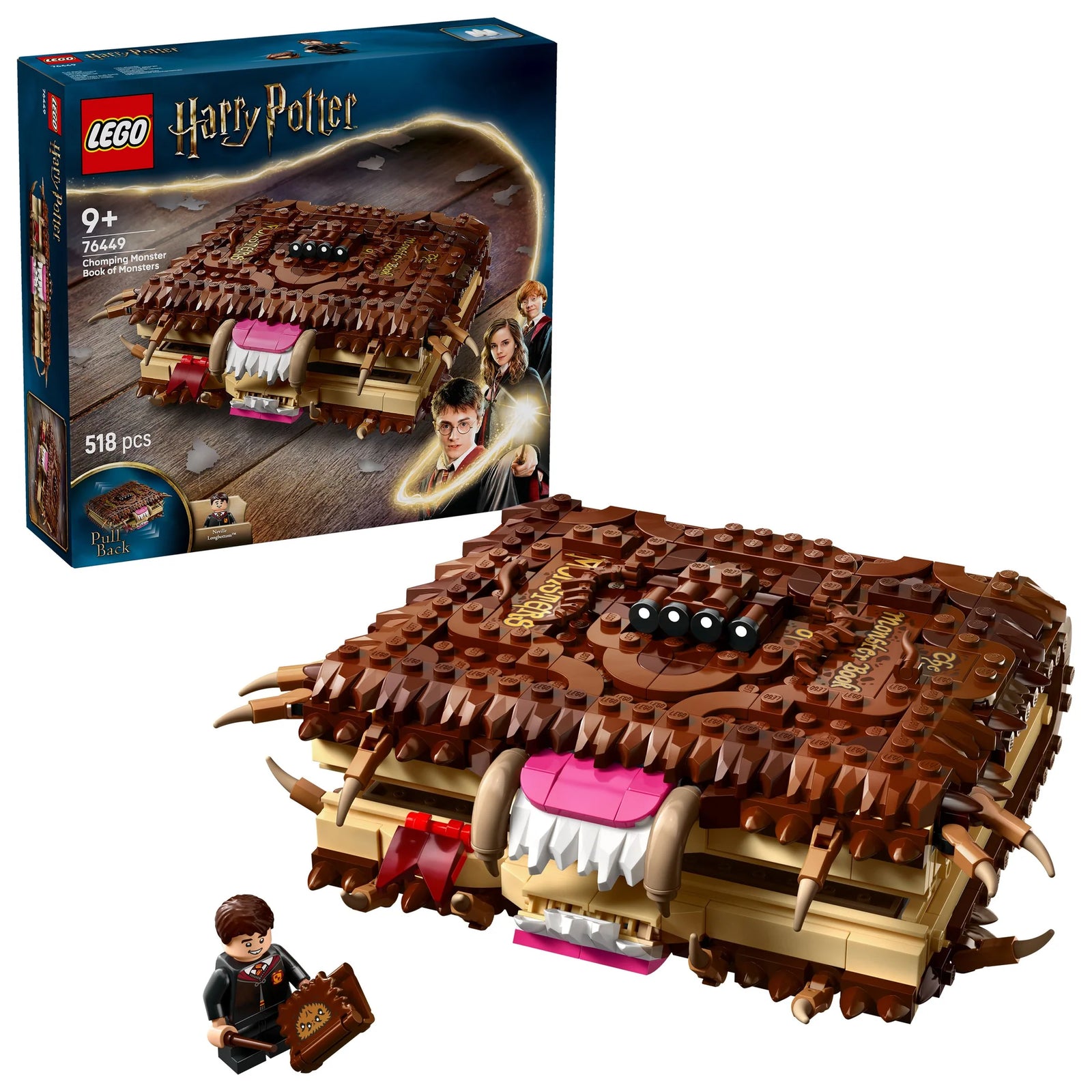 LEGO 76449 HARRY POTTER - CHOMPING MONSTER BOOK OF MONSTERS - Toyworld Frankston