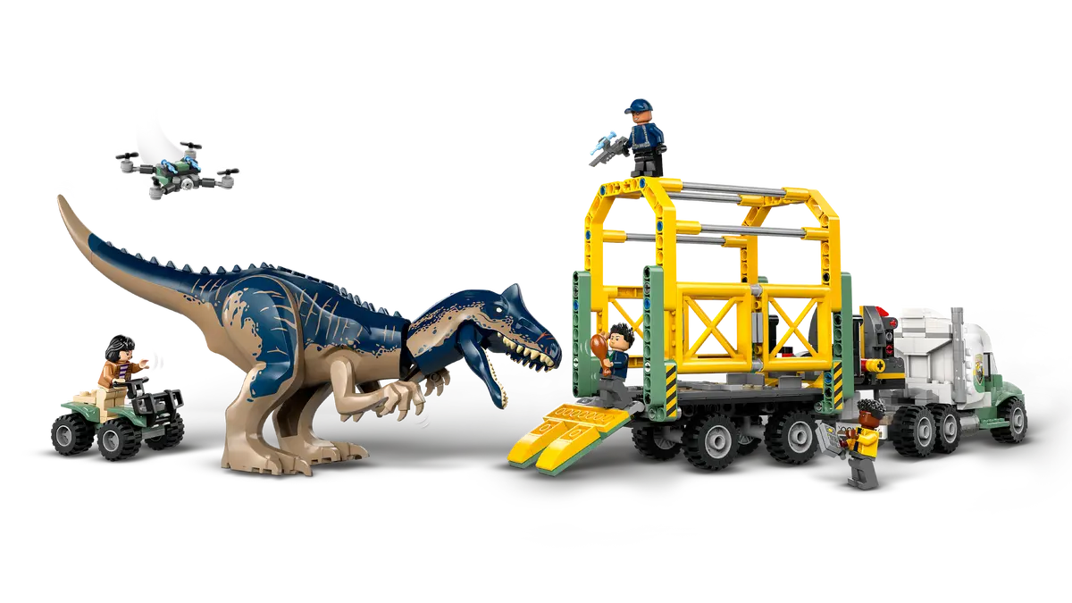 LEGO 76966 - DINOSAUR MISSIONS-ALLOSAURUS TRANSPORT TRUCK