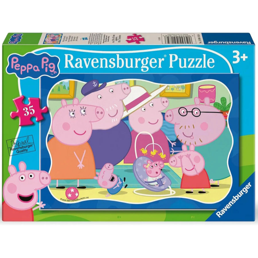 RAVENSBURGER PEPPA PIG - MY FAMILY 35 PIECE PUZZLE
