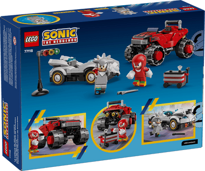 LEGO 77118 SONIC THE HEDGEHOG - SILVER'S CAR VS KNUCKLES MONSTER TRUCK - Toyworld Frankston
