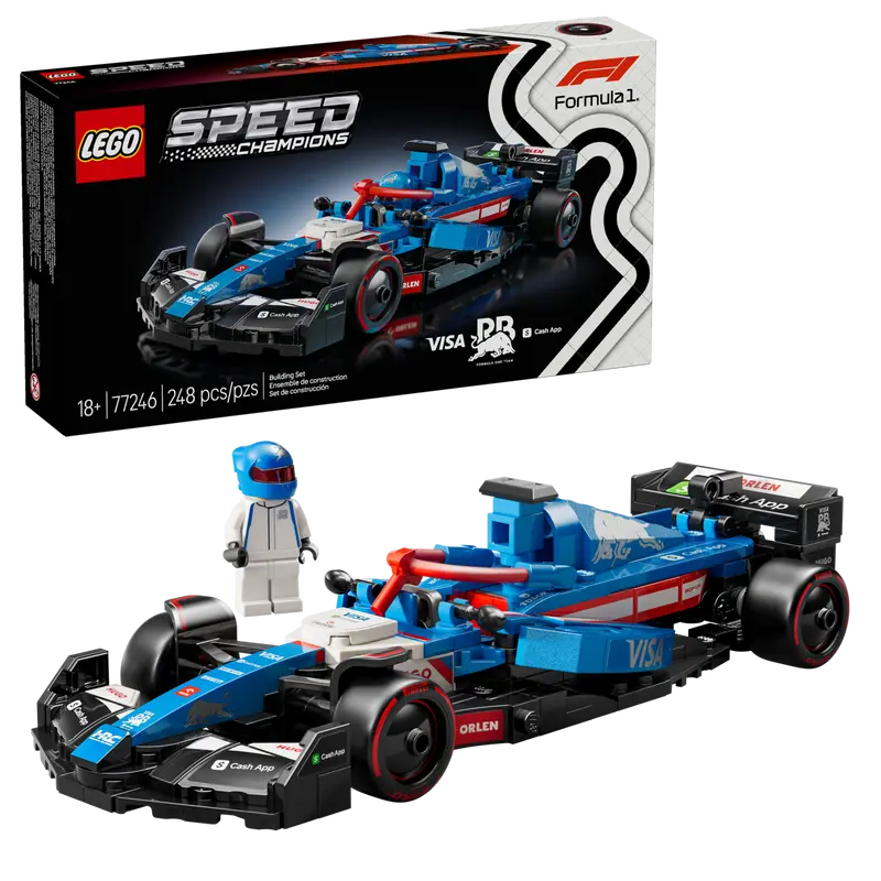LEGO SPEED CHAMPIONS 77246 VISA CASH APP RB VCARB 01 F1® RACE CAR - Toyworld Frankston