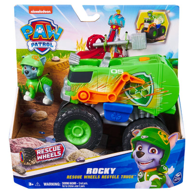 PAW PATROL RESCUE WHEELS RECYCLE TRUCK -ROCKY