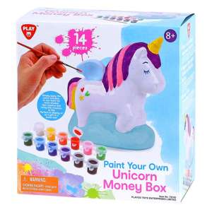 PLAYGO PAINT YOUR OWN UNICORN MONEYBOX - Toyworld Frankston