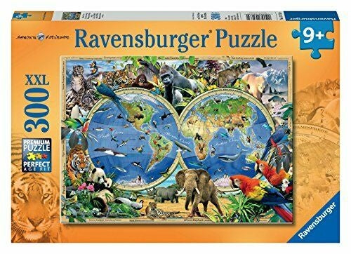 RAVENSBURGER - WORLD OF WILDLIFE  300 PIECE PUZZEL - Toyworld Frankston