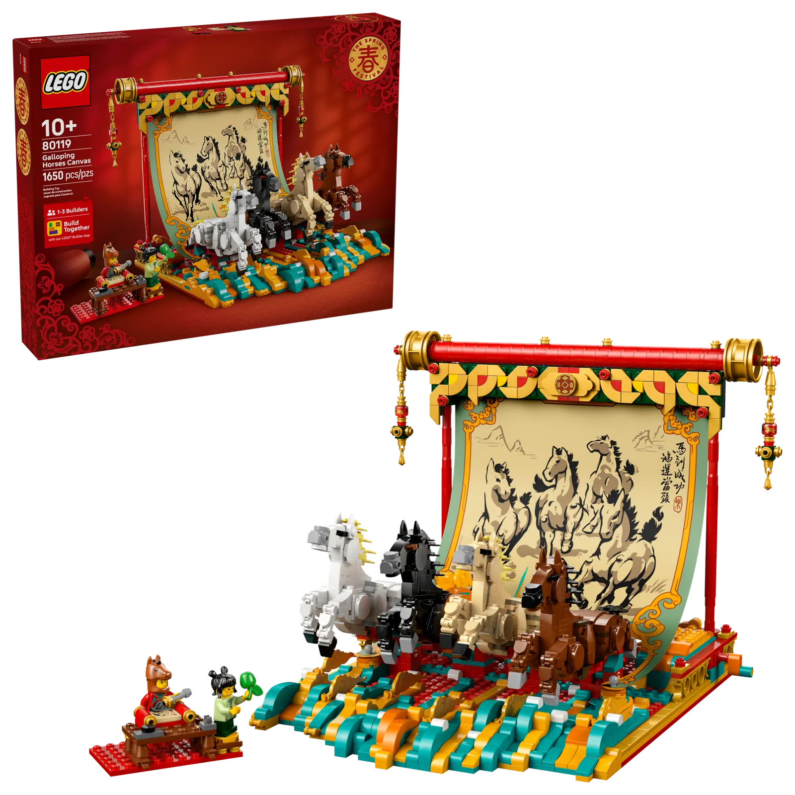 LEGO 80119 - GALLOPING HORSES CANVAS
