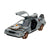 BACK TO THE FUTURE III - DELOREAN TIME MACHINE (TRAIN WHEEL VERSION) HOLLYWOOD RIDES 1/32 SCALE DIE-CAST VEHICLE REPLICA