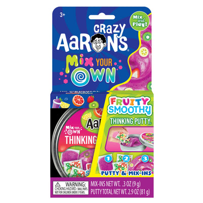 CRAZY AARON'S THINKING PUTTY MIX IT FRUITY SMOOTHY MIX YOUR OWN