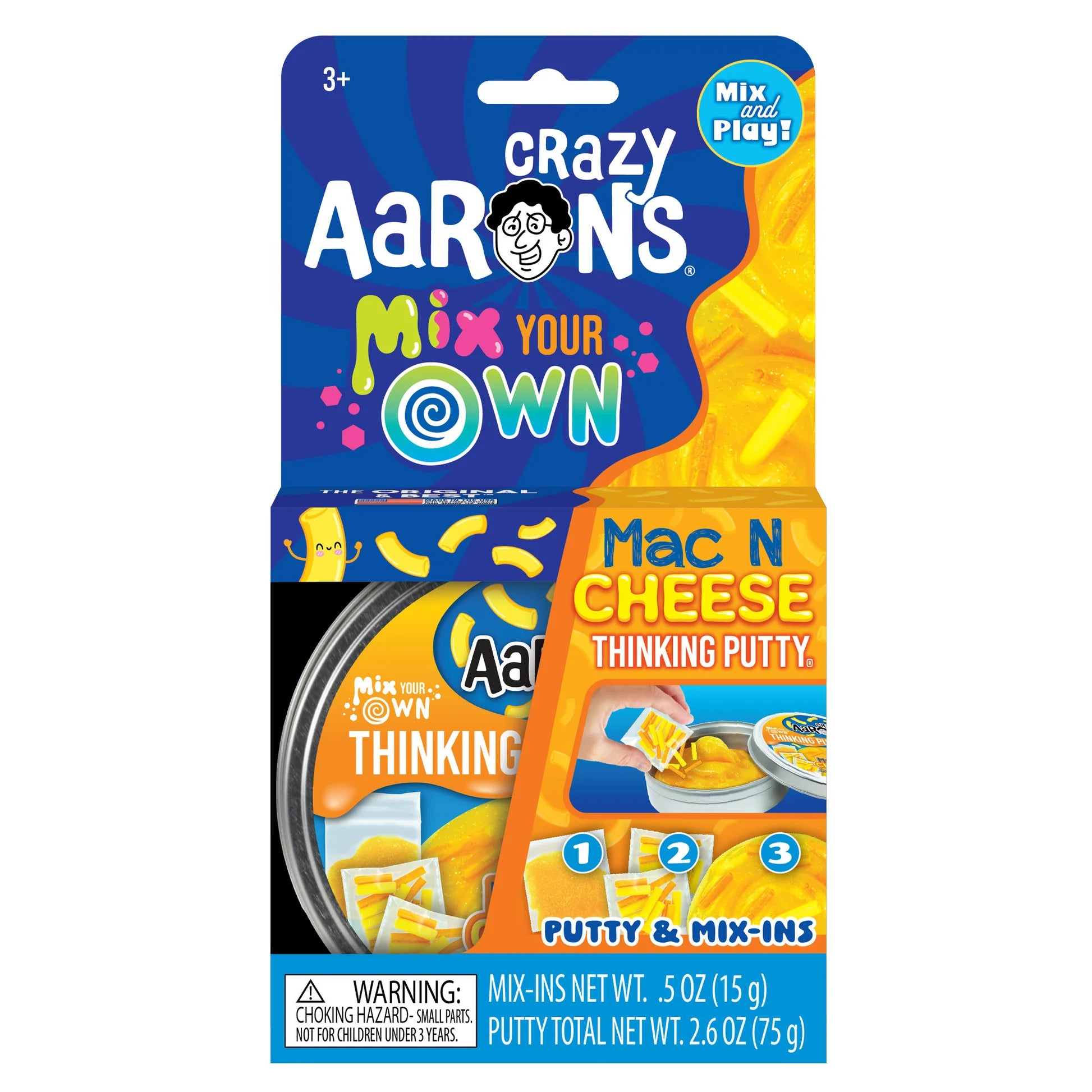CRAZY AARON'S THINKING PUTTY - MAC N CHEESE