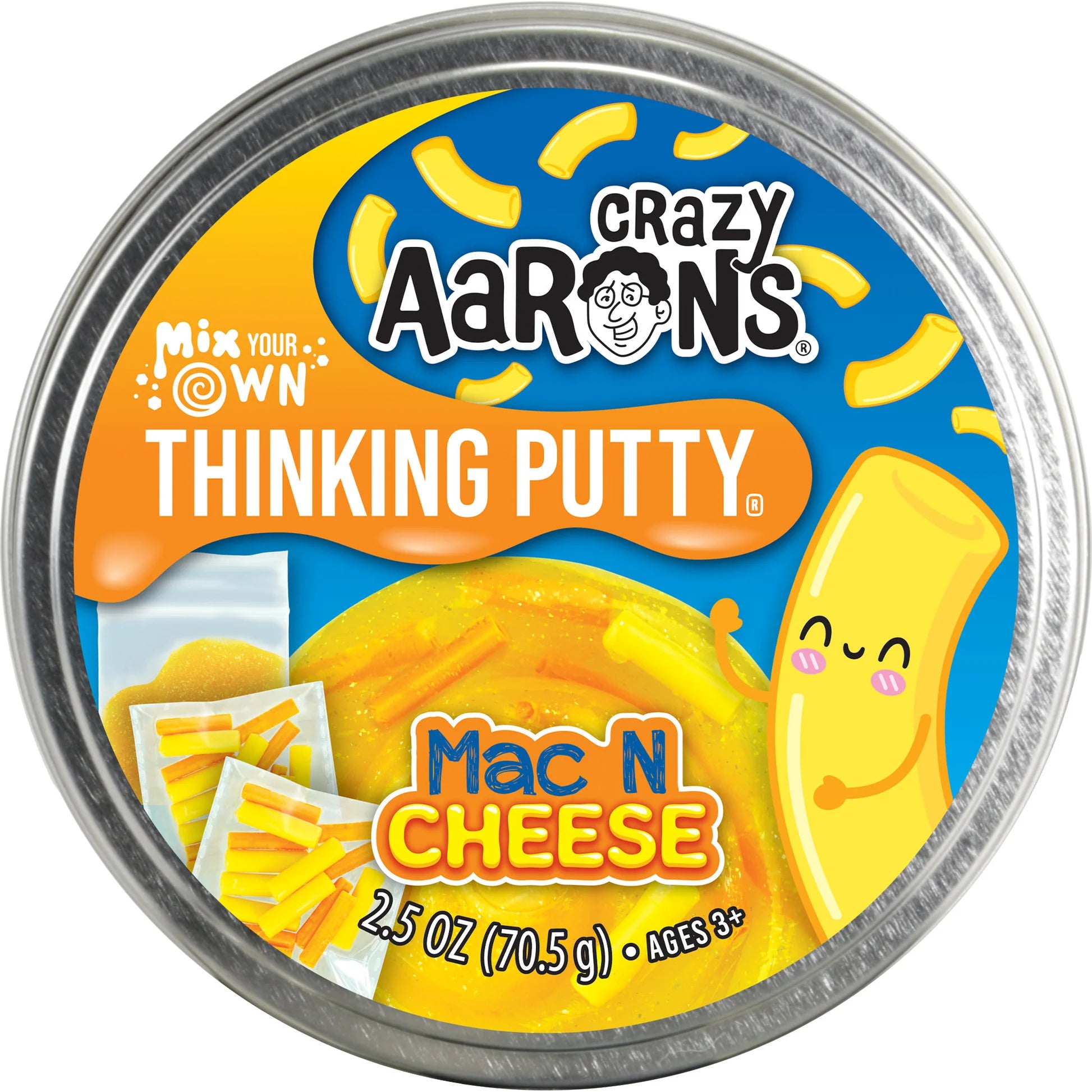 CRAZY AARON'S THINKING PUTTY - MAC N CHEESE