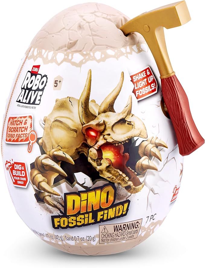 ZURU ROBO ALIVE DINO FOSSIL FIND MINI SURPRISE EGG - Toyworld Frankston