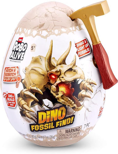 ZURU ROBO ALIVE DINO FOSSIL FIND MINI SURPRISE EGG - Toyworld Frankston
