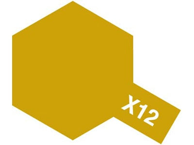 TAMIYA ACRYLIC PAINT MINI X-12 - GOLD LEAF