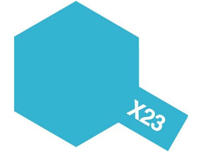 TAMIYA ACRYLIC PAINT MINI X-23 CLEAR BLUE