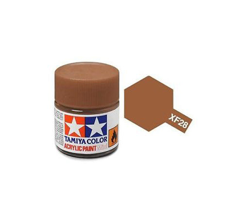 TAMIYA ACRYLIC PAINT MINI XF-28 DARK COPPER - Toyworld Frankston