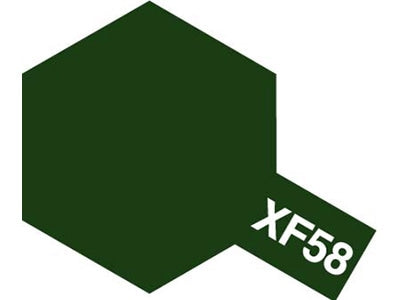 TAMIYA ACRYLIC PAINT MINI XF-58 OLIVE GREEN