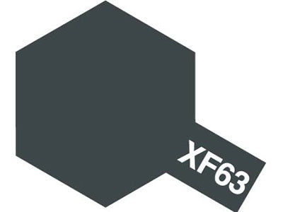 TAMIYA ACRYLIC PAINT MINI XF-63 GERMAN GREY