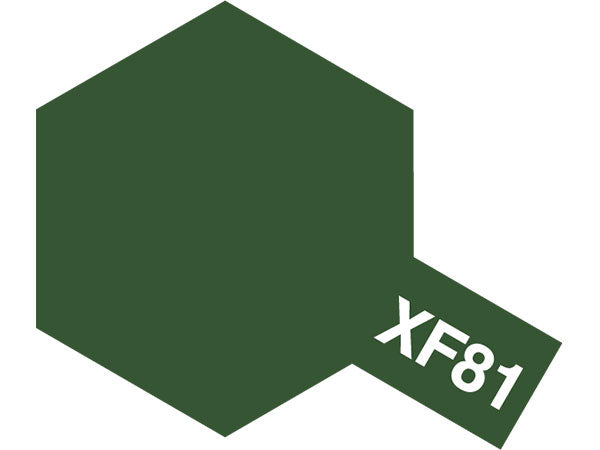 TAMIYA ACRYLIC  PAINT MINI XF-81 DARK GREEN 2 (RAF)