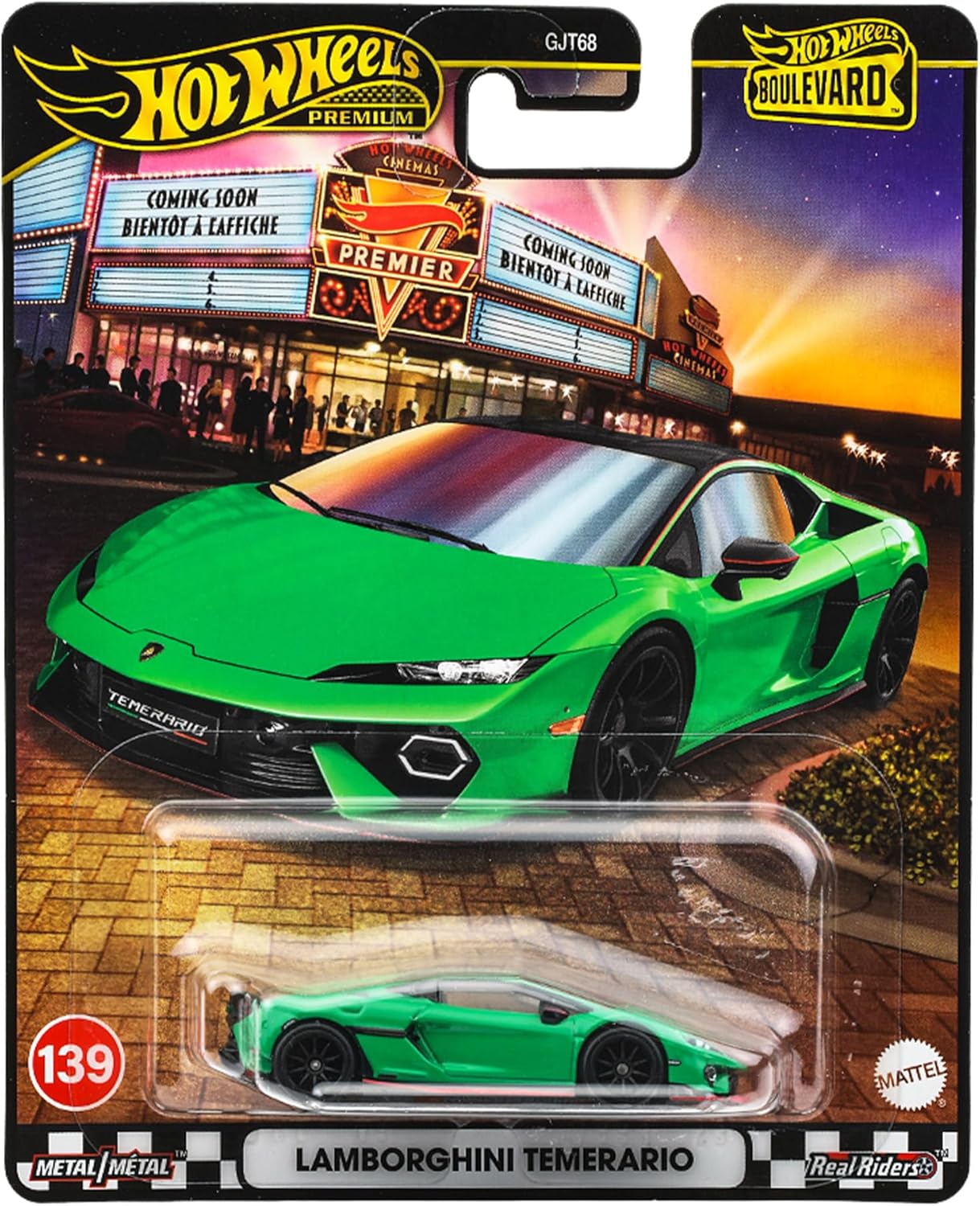 HOT WHEELS PREMIUM BOULEVARD #139 - LAMBORGHINI TEMERARIO