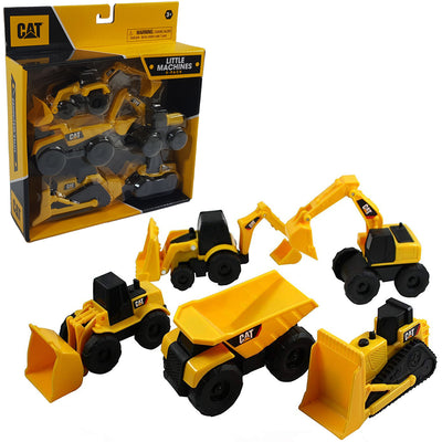 CAT CATERPILLAR LITTLE MACHINES 5 PACK - Toyworld Frankston