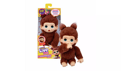 LITTLE LIVE PETS - MY BABY MONKEY MINI CHIKKI CHERRY - Toyworld Frankston
