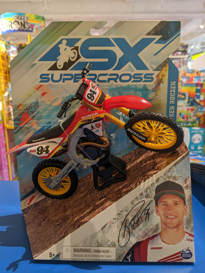 SUPERCROSS 1:10 DIE CAST COLLECTOR MOTORCYCLE - 94 KEN ROCZEN - Toyworld Frankston