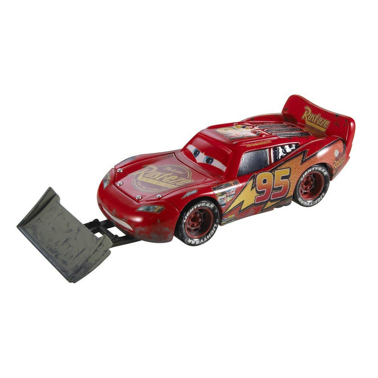 DISNEY CARS CHARACTERS LIGHTNING MCQUEEN WITH SHOVEL