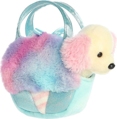 SPANIEL IN BLUE COTTON CANDY BAG