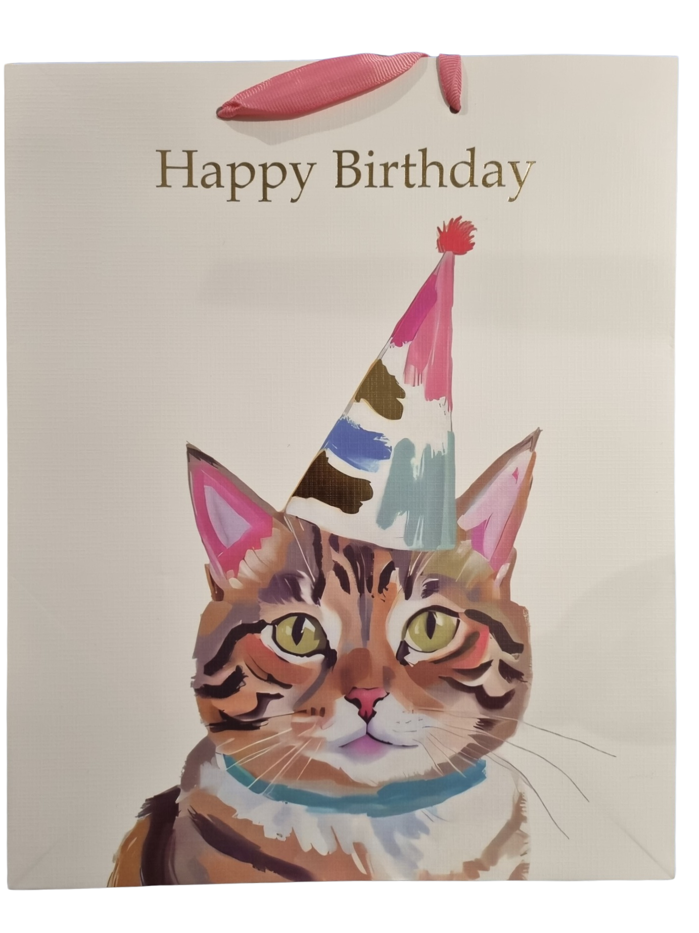 GIFT BAG LARGE - HAPPY BIRTHDAY 39344 - CAT