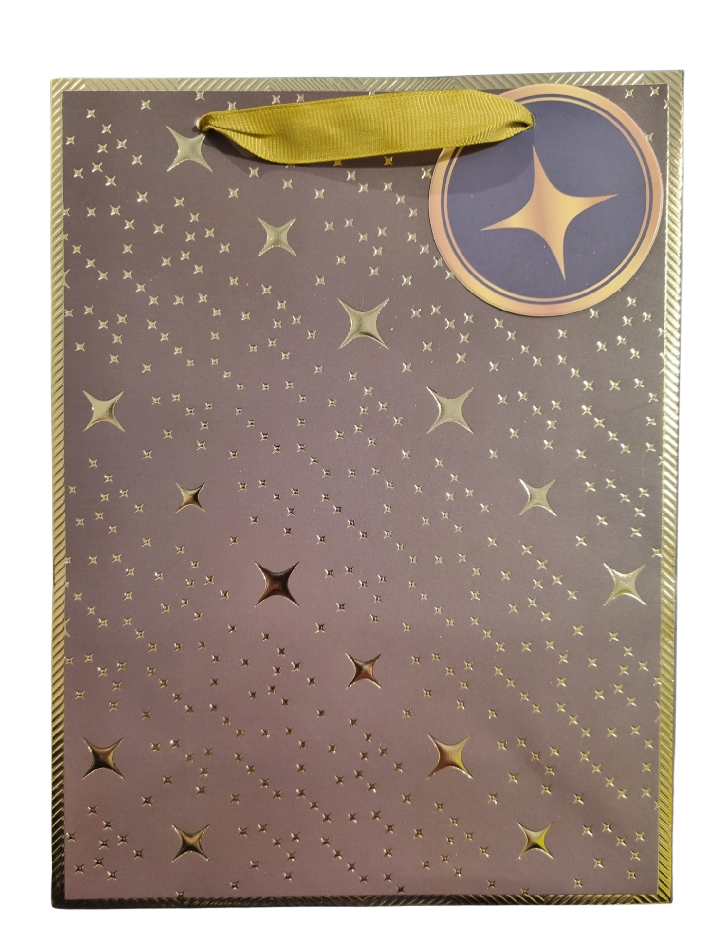 GIFT BAG MEDIUM - CELESTIAL 38708 - BROWN