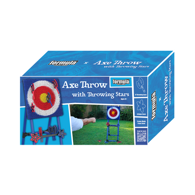 AXE THROW WITH THROWING STARS
