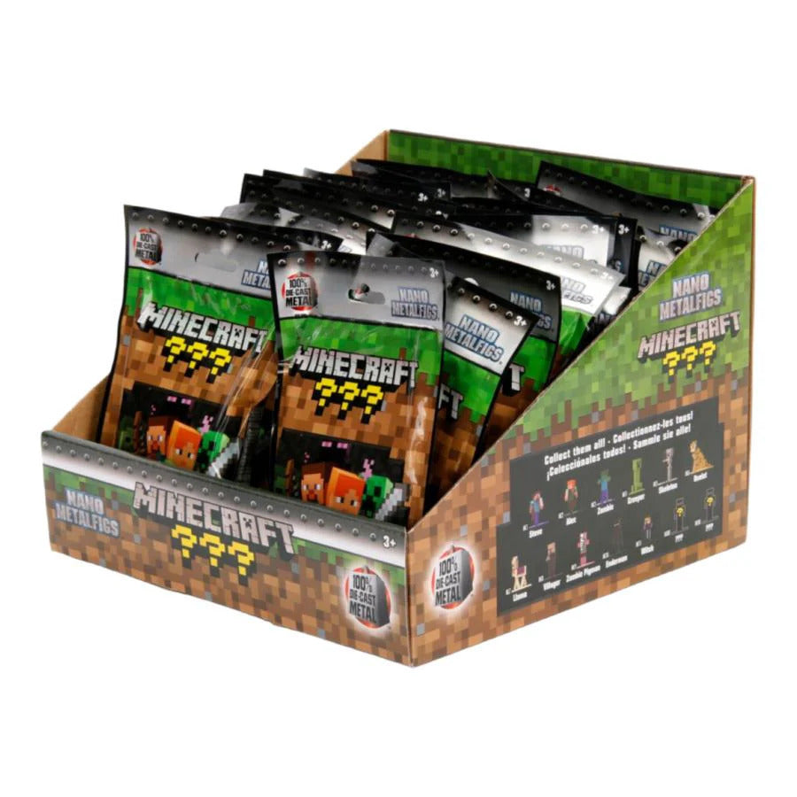 MINECRAFT WAVE 1 NANO METALFIGS DIE-CAST MYSTERY FIGURE BLIND BAG