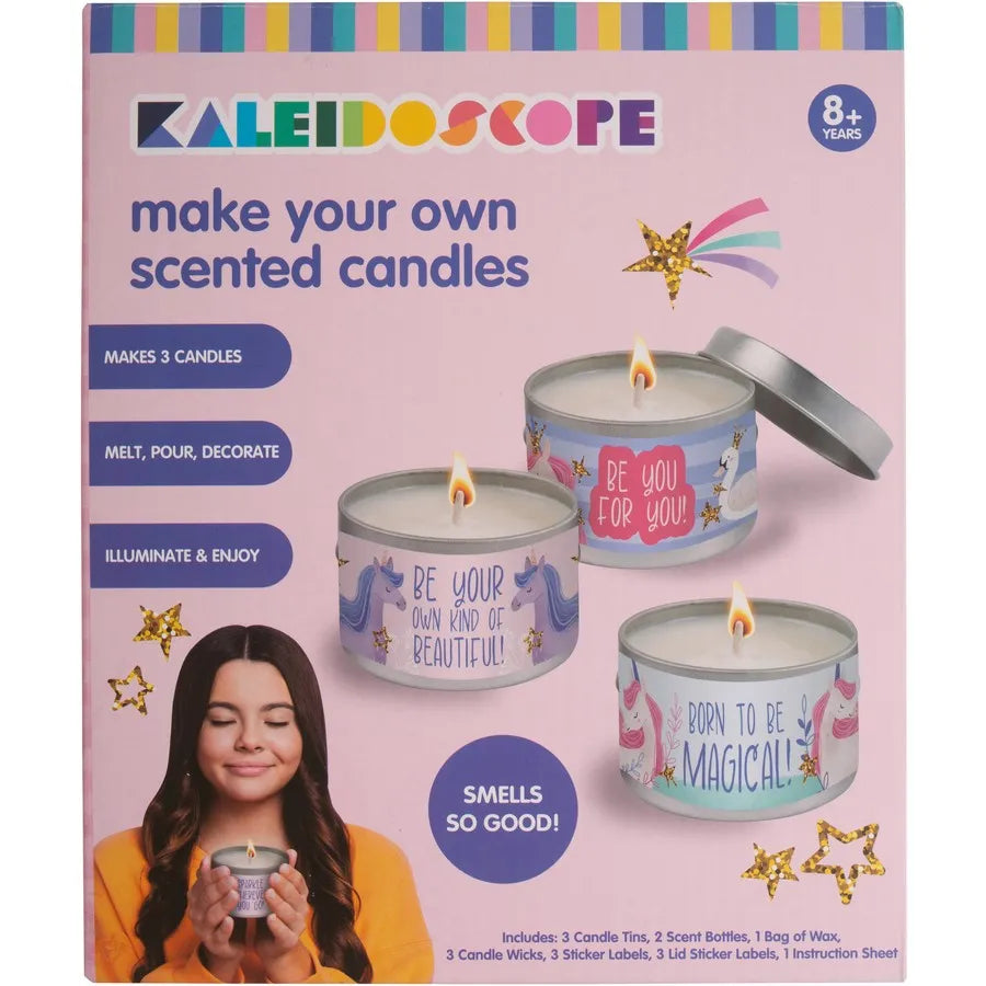KALEIDOSCOPE MAKE YOUR OWN CANDLE KIT - Toyworld Frankston