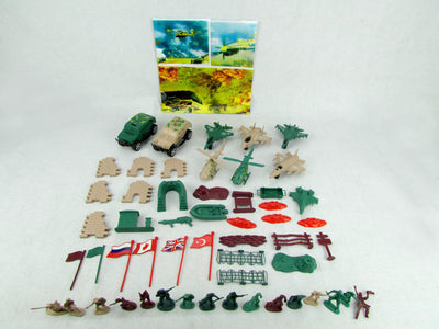 COMBAT FORCE - FIGURES PLAYMAT AND ACCESSORIES 55 PIECE SET - Toyworld Frankston