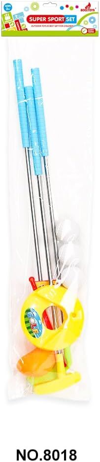 GOLF SET METAL 3 CLUBS AND BALLS