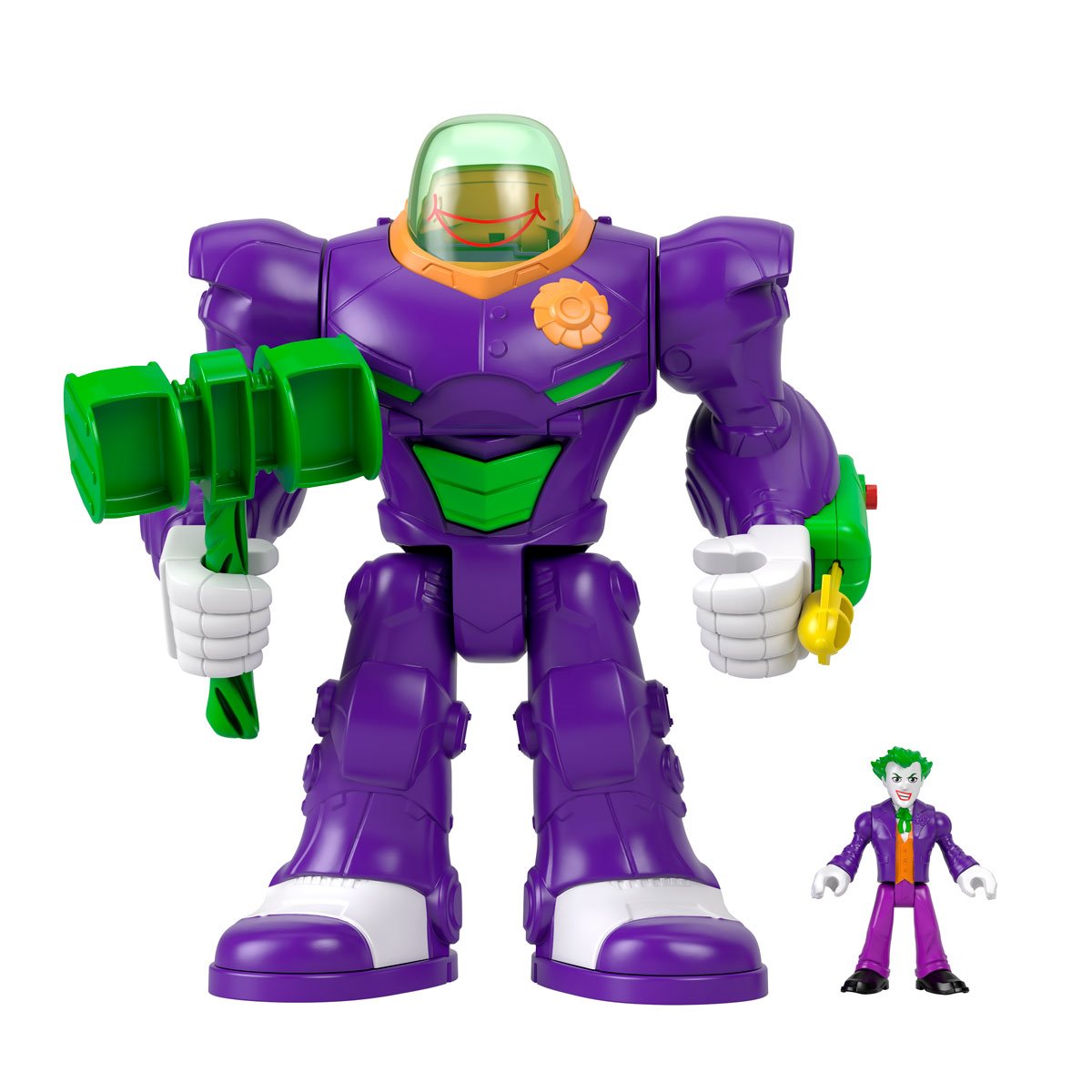 IMAGINEXT - DC METAL FORCE SUPER FRIENDS - JOKER HAMMER MECH - Toyworld Frankston