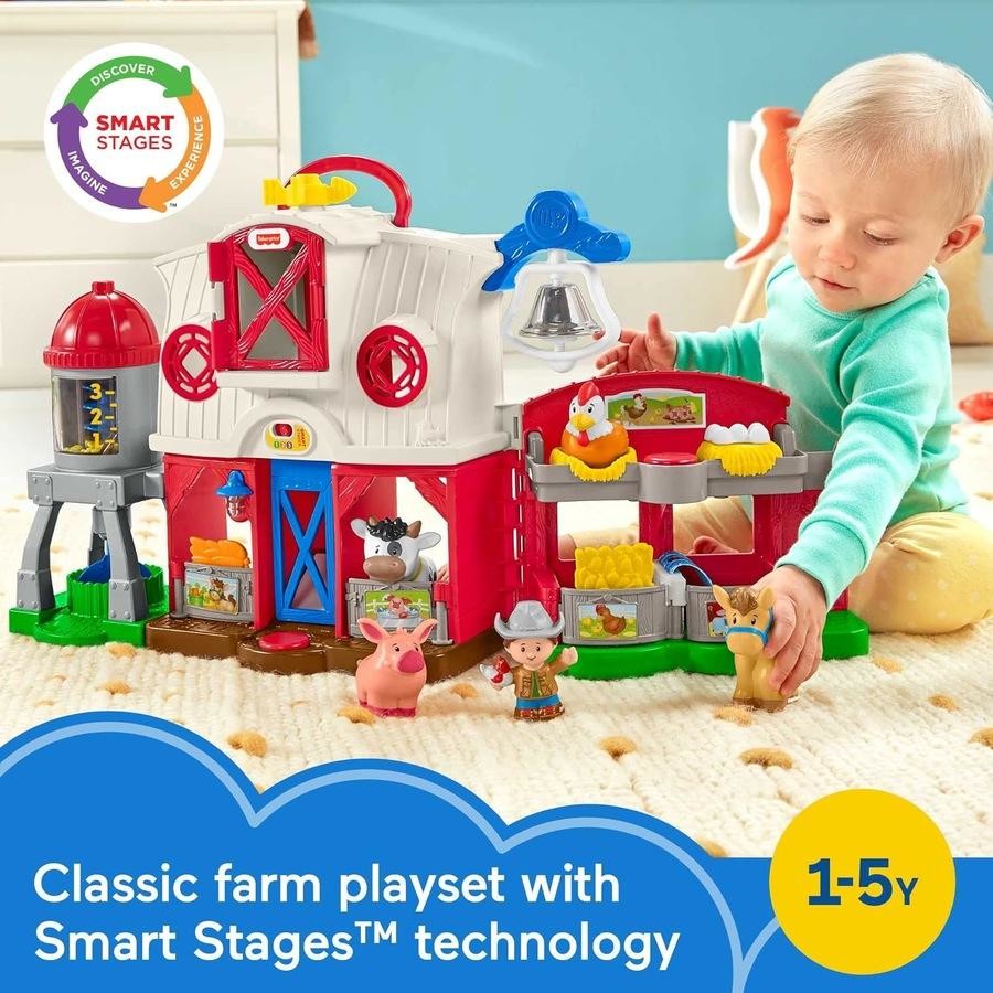 FISHER AND PRICE LITTLE PEOPLE CARING FUN ANIMAL FARM
