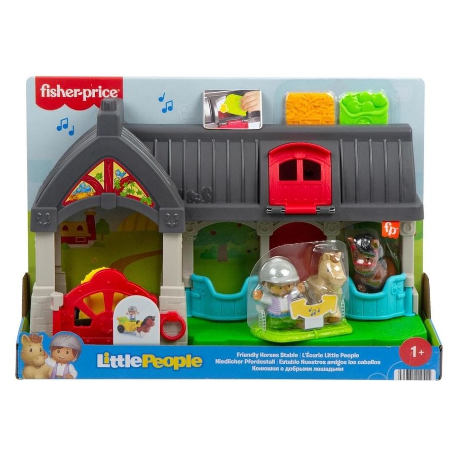 FISHER PRICE LITTLE PEOPLE FRIENDLY HORSES STABLE - Toyworld Frankston
