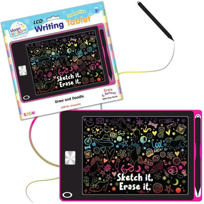 MAGIC SENSORY - 8.5 INCH INTERACTIVE TABLET PINK UNICORN - Toyworld Frankston