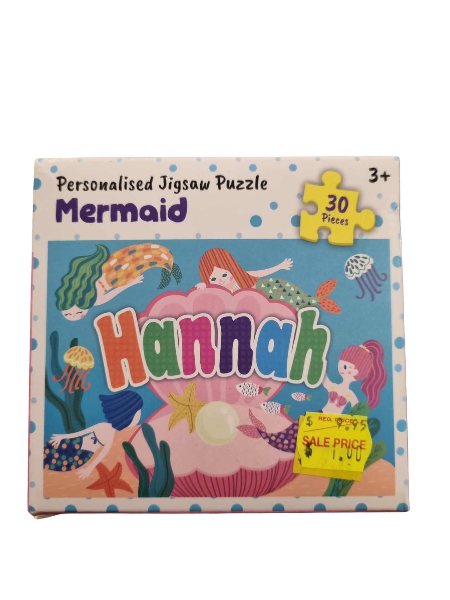 PERSONALISED JIGSAW - MERMAID HANNAH