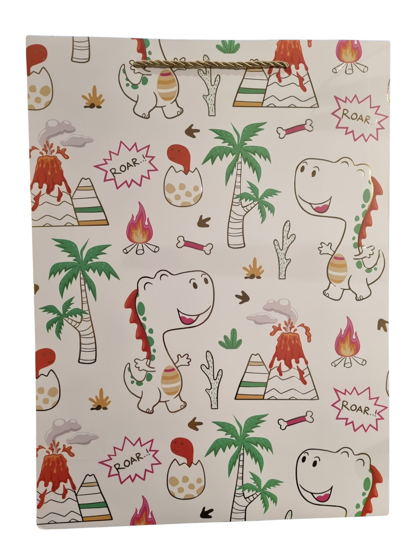 GIFT BAG SMALL - BOYS DESIGN 38602 - DINOSAUR ROAR