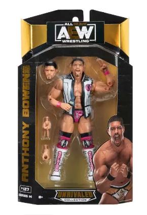 ALL ELITE WRESTLING UNRIVALED #127 ANTHONY BOWENS ACTION FIGURE