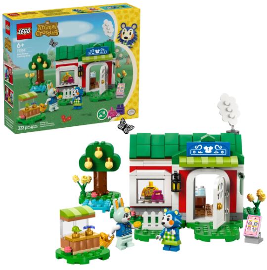 LEGO ANIMAL CROSSING 77055 ABLE SISTERS CLOTHING SHOP - Toyworld Frankston