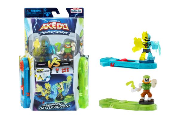 LEGENDS OF AKEDO POWERSTORM VERSUS PACK - SHORTOUT VS SANDTRAP - Toyworld Frankston