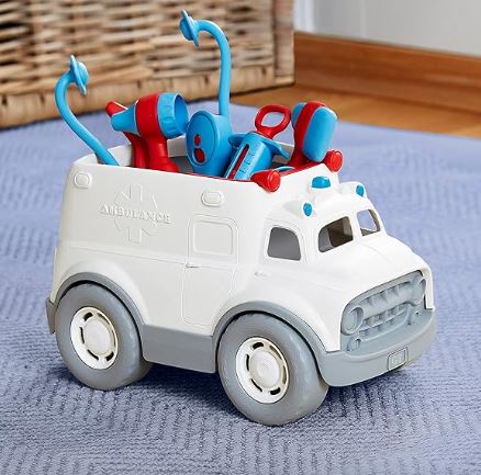 GREEN TOYS - AMBULANCE AND DOCTORS KIT