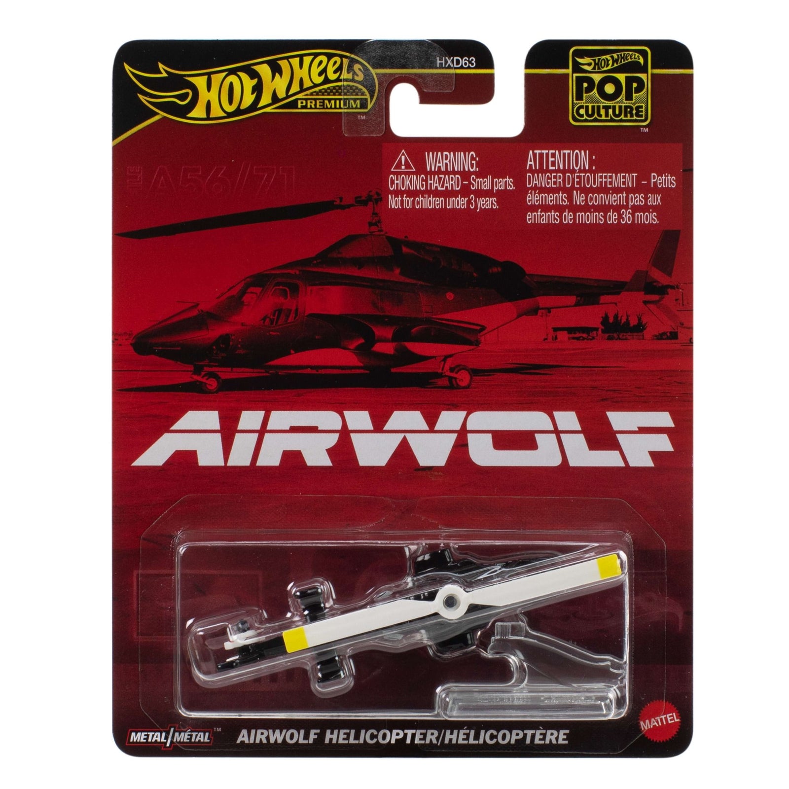 HOT WHEELS POP CULTURE - AIRWOLF HELICOPTER - Toyworld Frankston