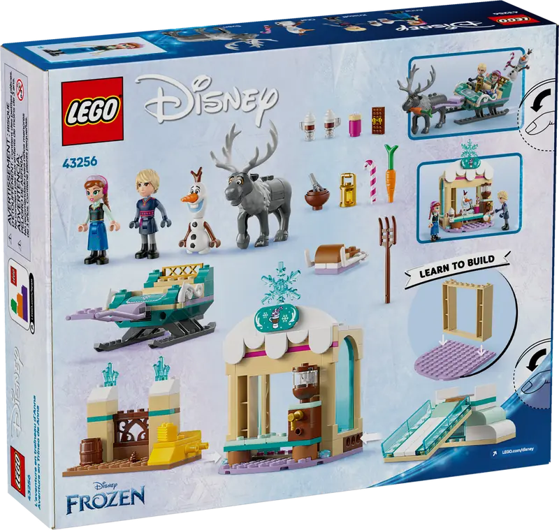 LEGO DISNEY 43256 ANNA'S SLEIGH ADVENTURE