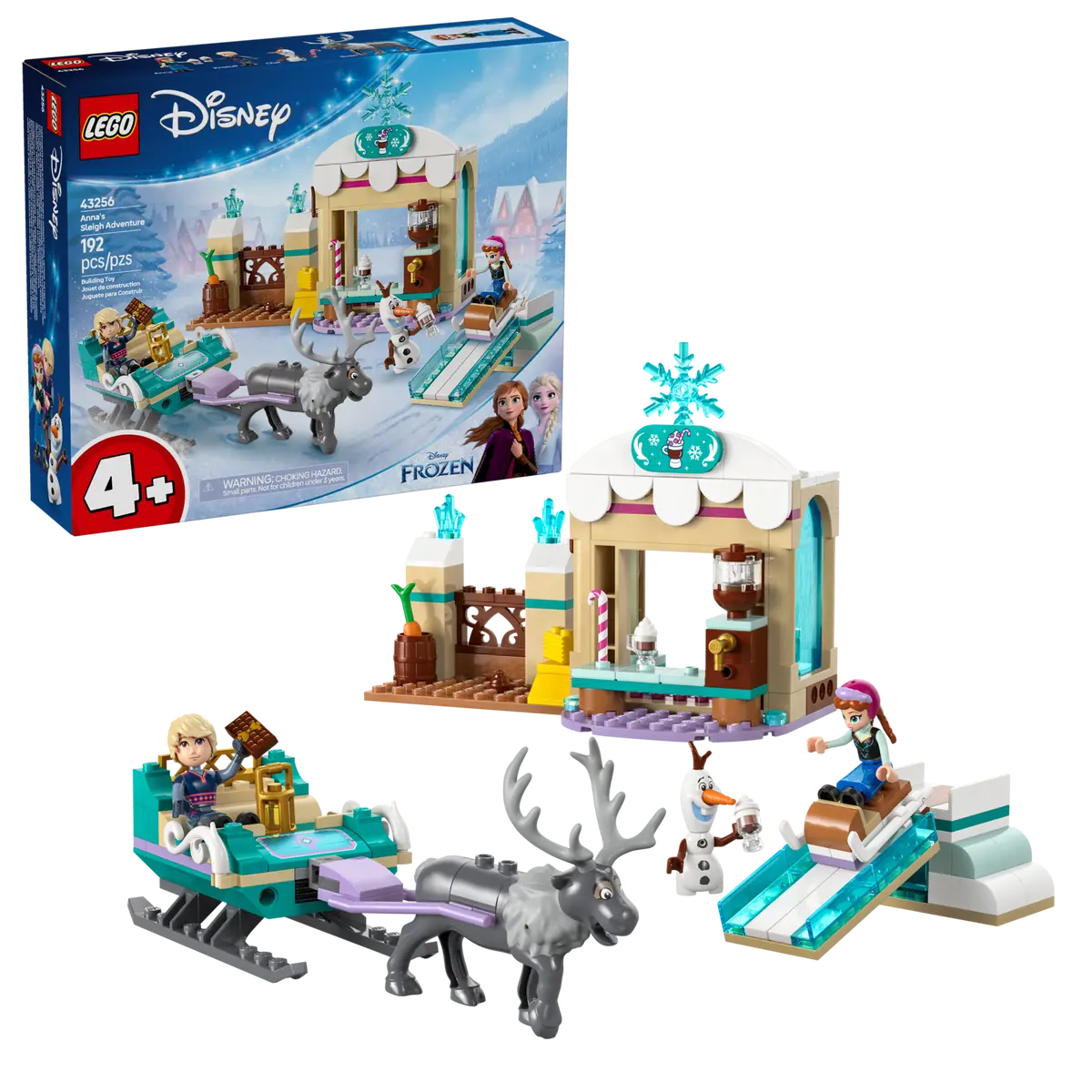 LEGO DISNEY 43256 ANNA'S SLEIGH ADVENTURE