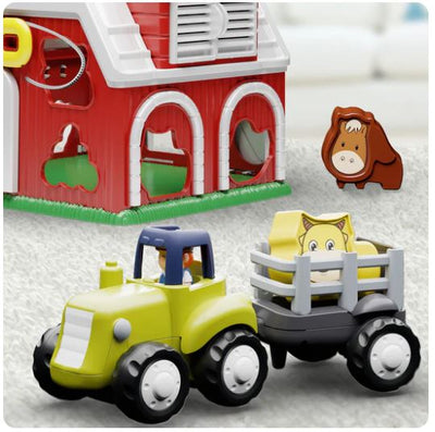 IPLAY ILEARN MUSICAL BARN SORTER PLAYSET